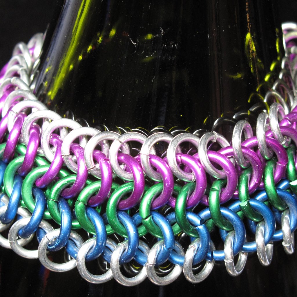 Chainmail Bracelet - Euro 4 In 1 Weave
